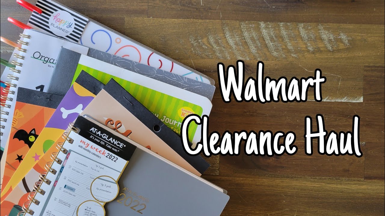 Walmart Planner Haul | Back-to-School Clearance Items