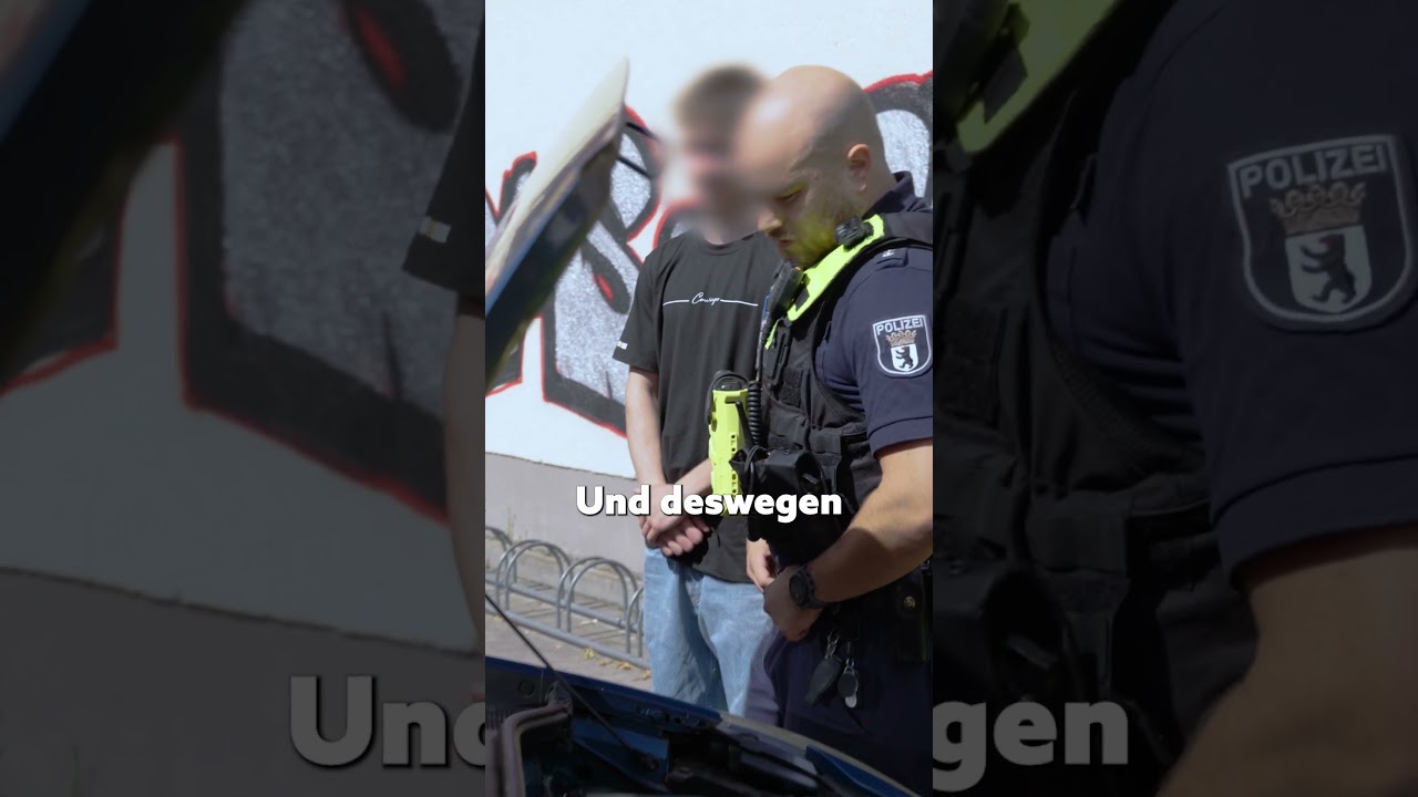 Bisschen abgefahren?!? | HUNDERTZEHN #shorts #berlin #polizei