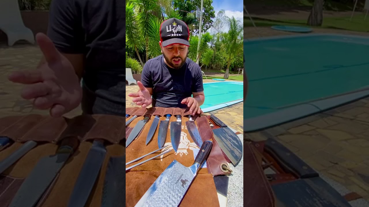 Lion BBQ Kit de facas