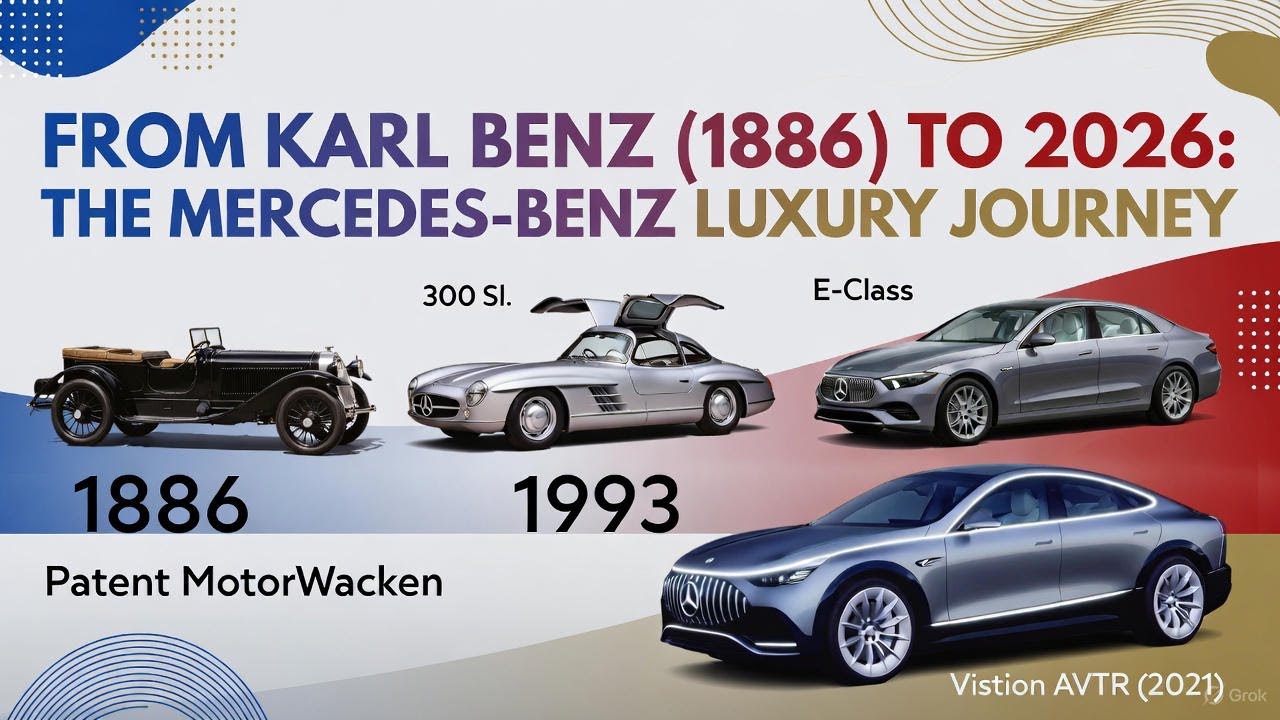 Inside Mercedes-Benz: Tracing Luxury's Evolution from 1886 to Today