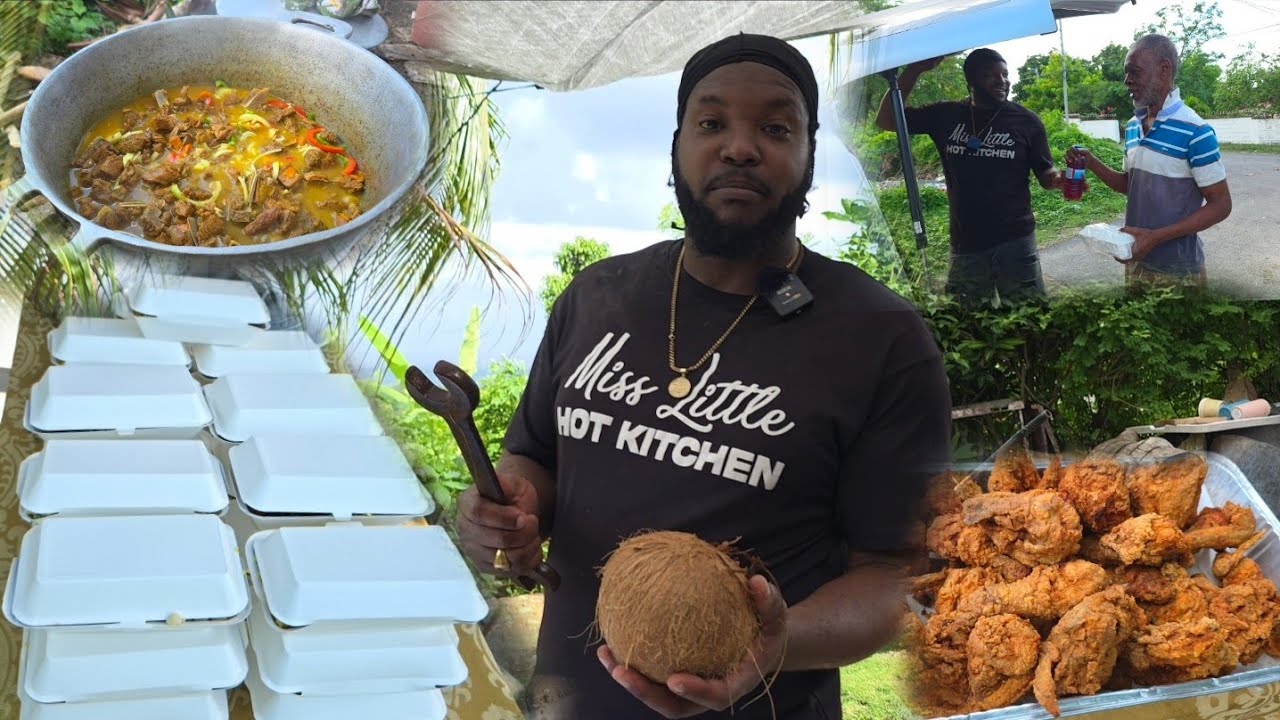 Christmas special edition for the elderly in and around our community curry goat,fry chicken & more 