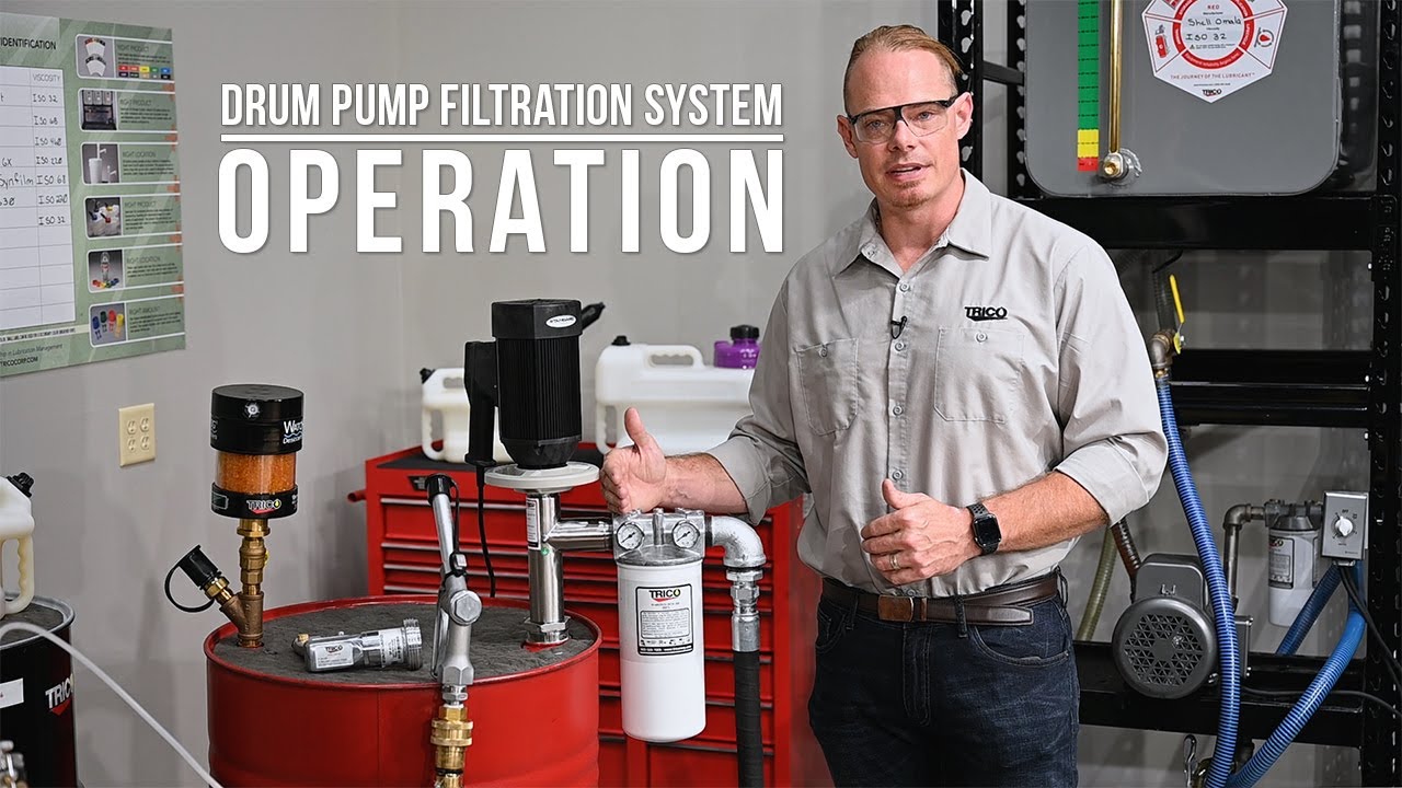 How to Operate a Drum Pump | Trico Drum Pump Filtration System Operation