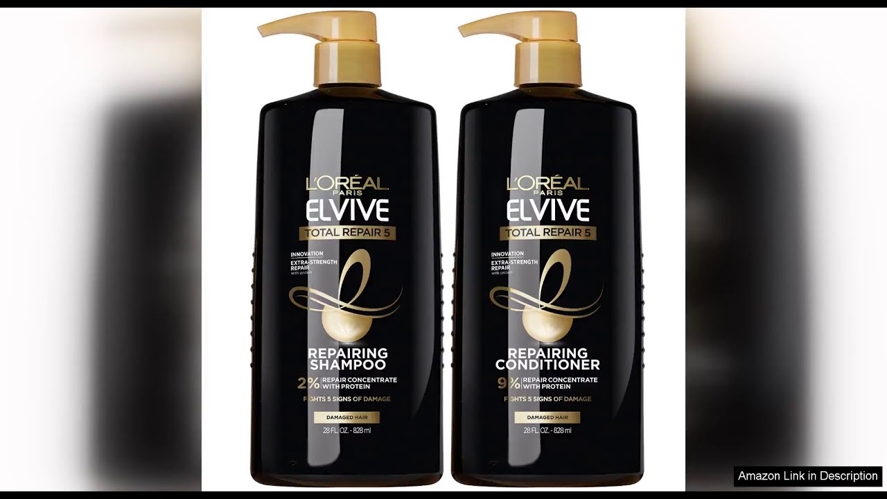 L'Oreal Paris Elvive Total Repair 5 Repairing Shampoo and Conditioner Review