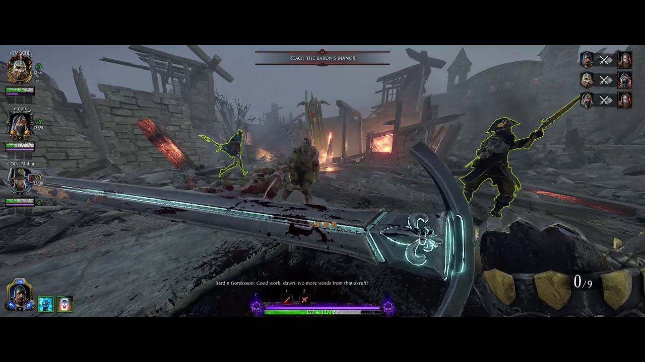 Vermintide 2 Cata DWONS Empire in Flames with Footknight
