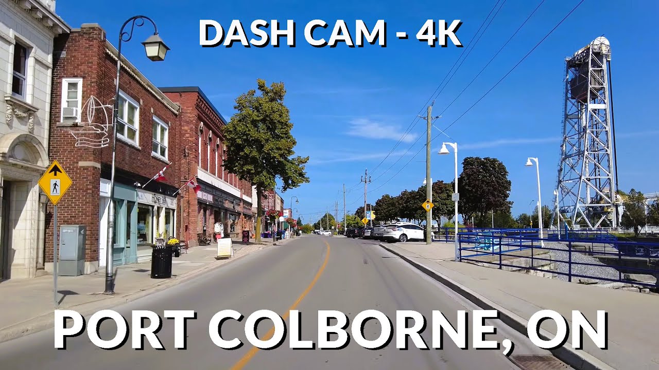 Port Colborne, Ontario in 4K: Scenic Drive | Discover Quaint Streets & Waterfront Beauty