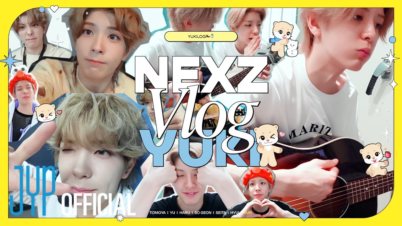 [NEXZ(넥스지) VLOG] YUKI VLOG | 유키로그🦦☃ #2 | ‘기타🎸’치는 ‘기특’한 아기 수달 최초 공개･:*₊‧✩ 좋은 소식 돈가스와 함께한 유키의 일상✨