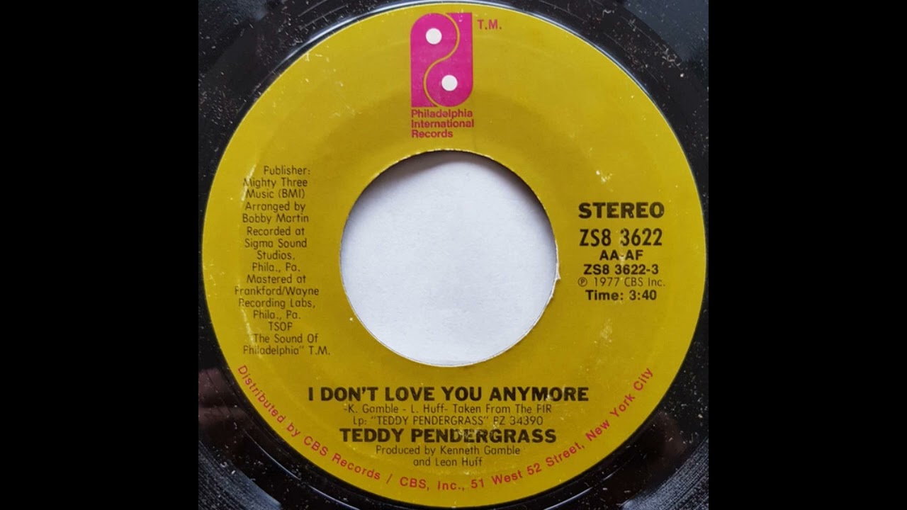 Teddy Pendergrass - I Don't Love You Anymore (Pathfinder's Work It Out Mix)