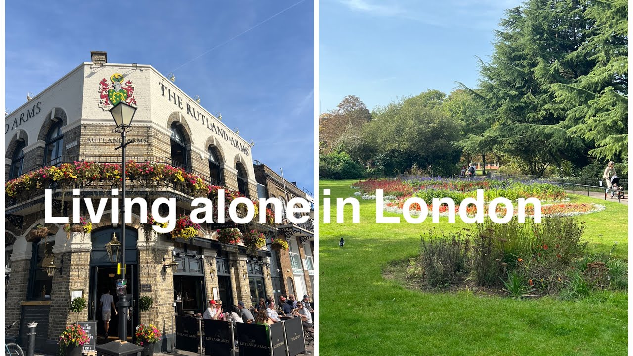 Living alone in London 🇬🇧|Working from home days|dealing with stress🤦🏻‍♀️|last days of summer ☀️