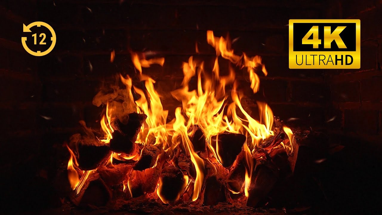 🔥 Fireplace NO ADS. No AI Cozy Fireplace 4K Ultra HD 🪵 Cozy Crackling Fireplace 24/7 Live ✨