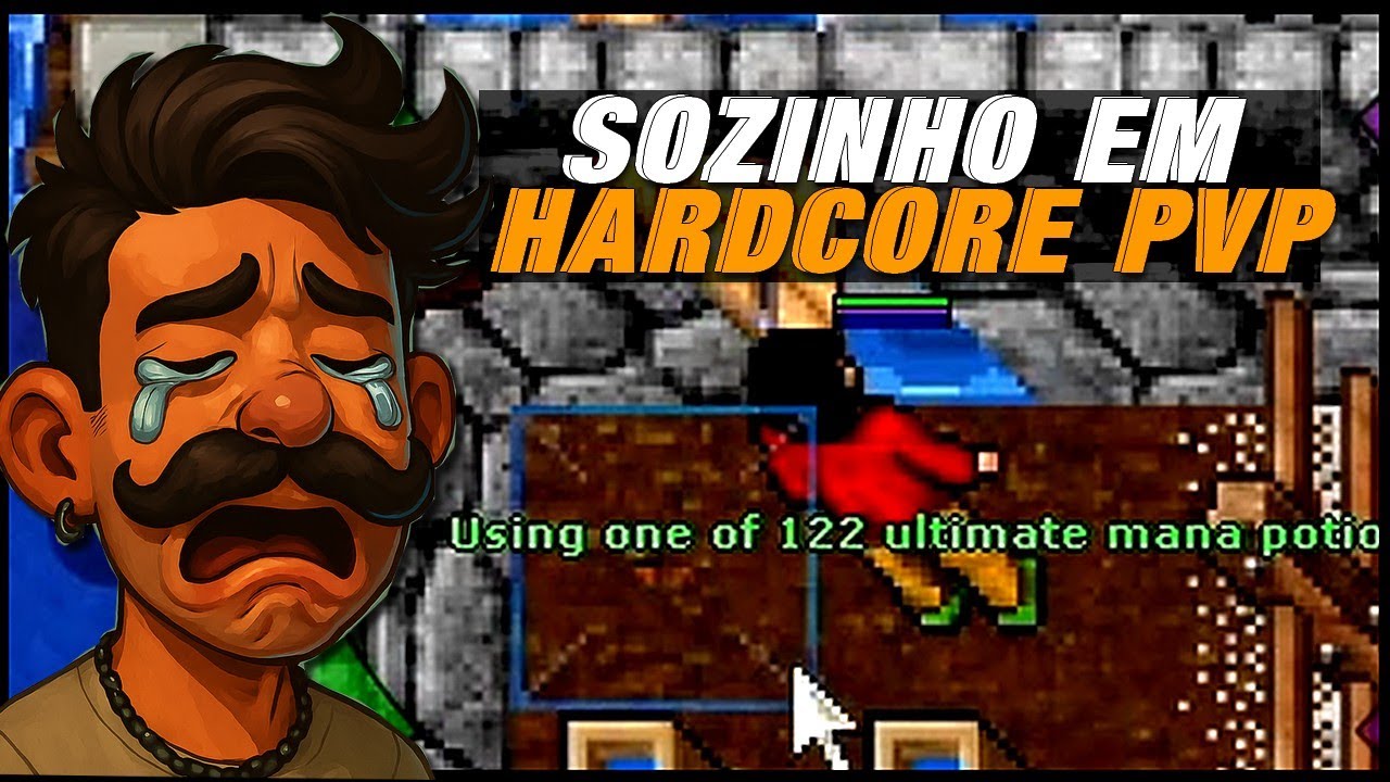 Fui pertubar a guild dominante em HARDCORE PVP no TIBIA