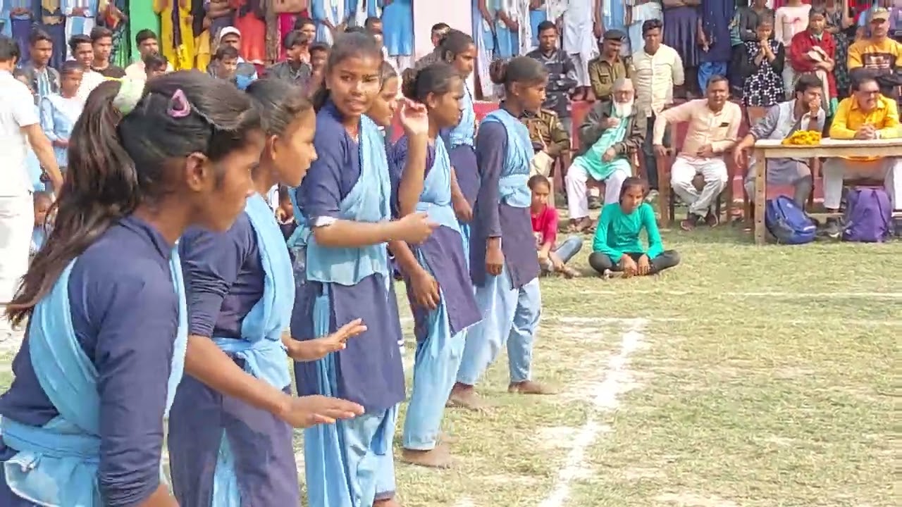 यूएचएस रघुनाथपुर कल्याणपुर तरंग प्रतियोगिता 2022 में बालिकाओं का कबड्डी खेल का अद्भुत नजारा