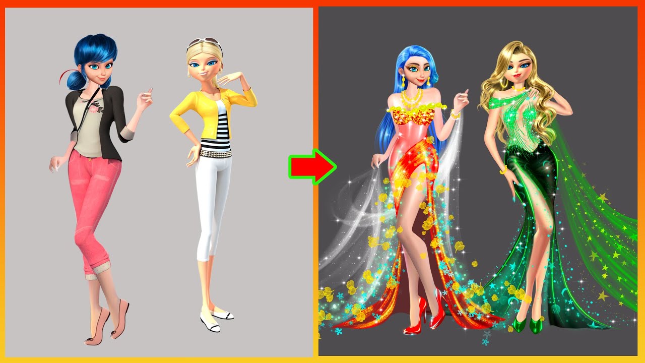 Ladybug & Chloe Transformation ✨ Stunning Style Glow Up | Miraculous Ladybug