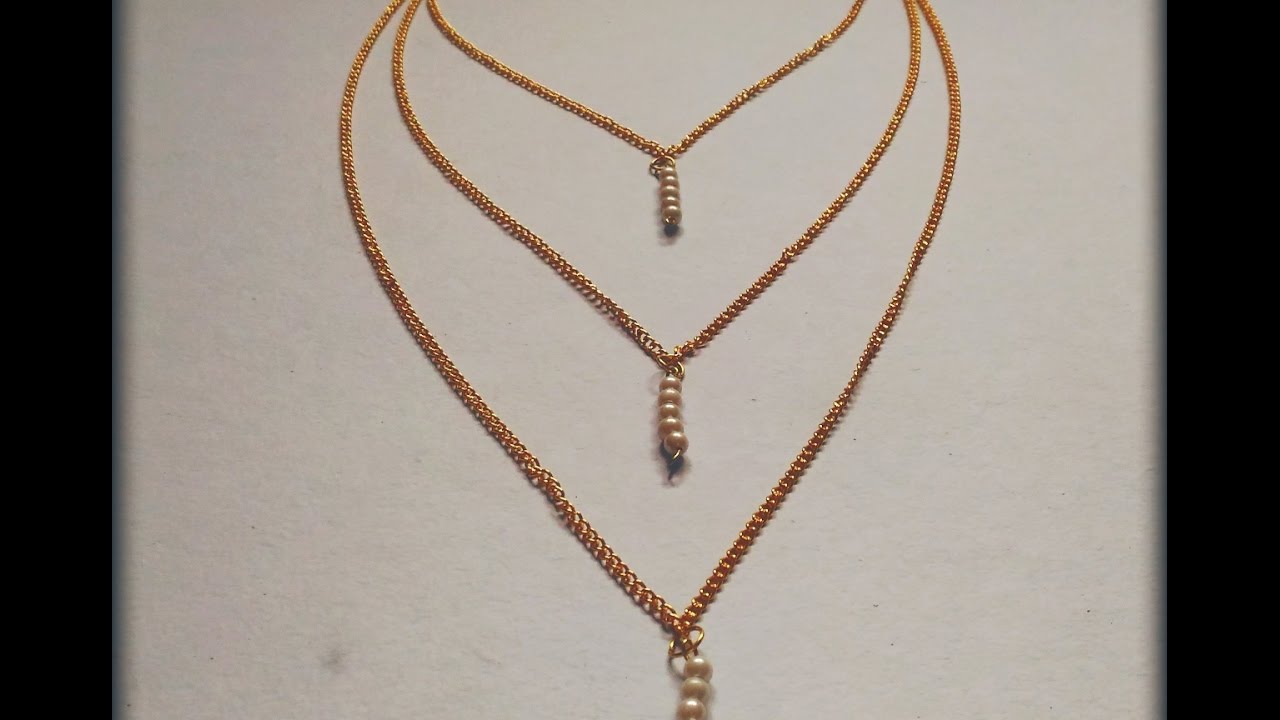 DIY Elegant Layered Necklace like top brands