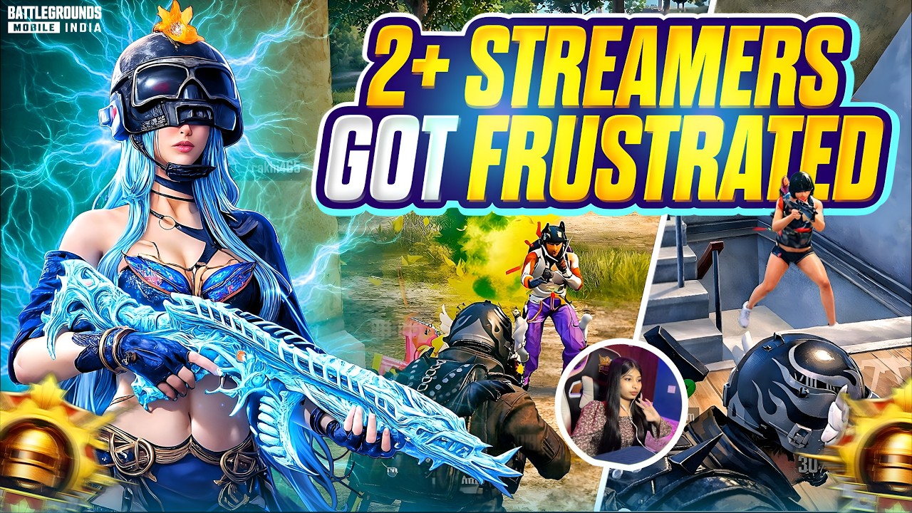 2+ STREAMERS GOT FRUSTRATED 😤 | FASTEST 4 FINGER PLAYER | Mordox OP |BGMI
