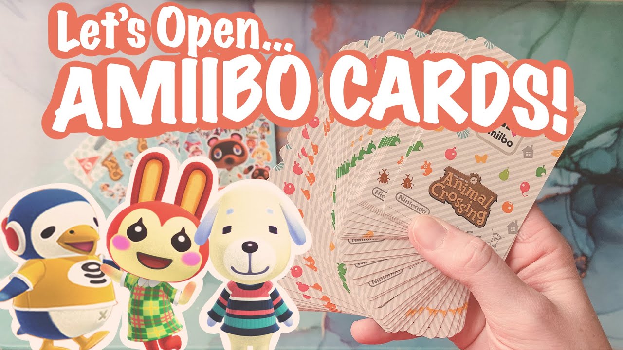 VILLAGER HUNTING via AMIIBO CARDS! 🐰🐻 ACNH Amiibo Card Unboxing! | Animal Crossing New Horizons