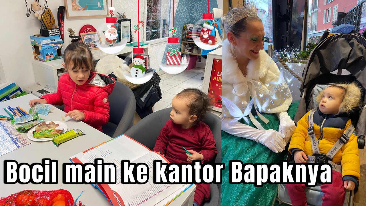 MAU KE CHRISTMAS MARKET MALAH MAMPIR KE KANTOR SUAMI | ADA PRINCESS DISNEY 👸 