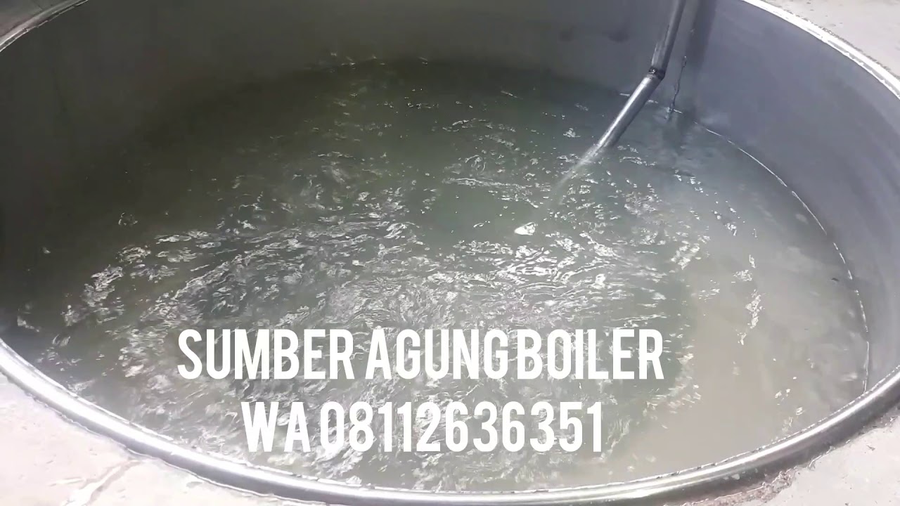 Boiler pabrik tahu... selesai instalasi...pengujian lagi