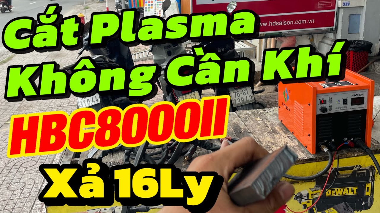 👉👉Máy Cắt Plasma Không cần Khí HBC8000II Xả 16Ly Hiệu Quả | Máy Cắt Plasma Hitbox Giá Tốt Không Khí