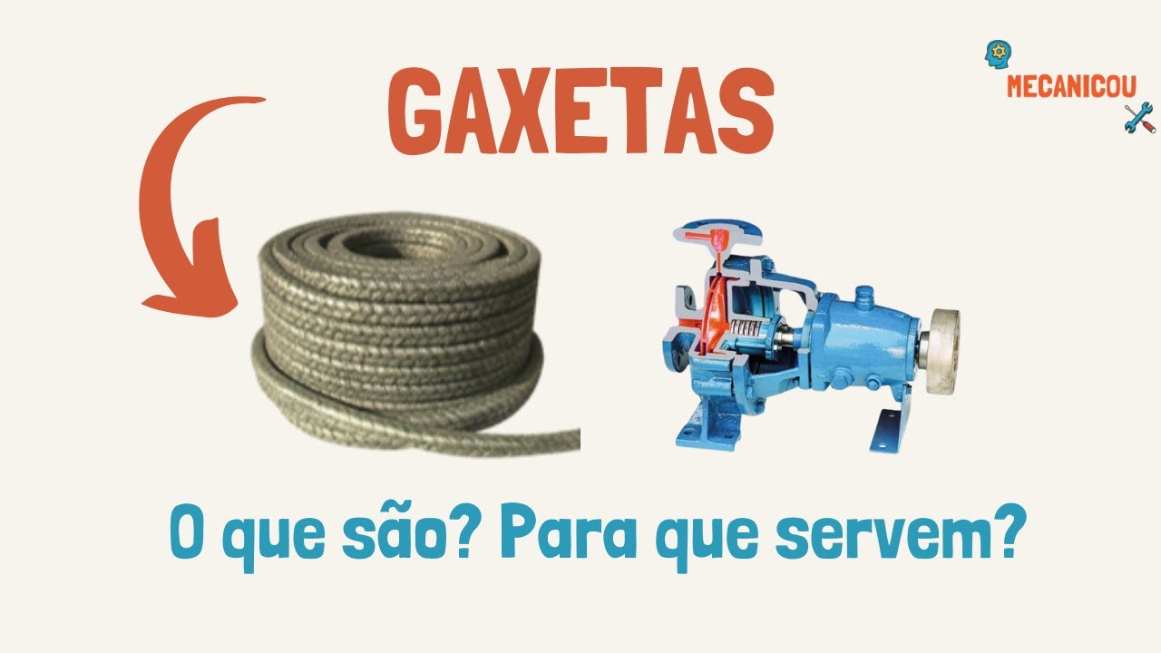 O que são as GAXETAS e para o que servem nas bombas centrífugas?