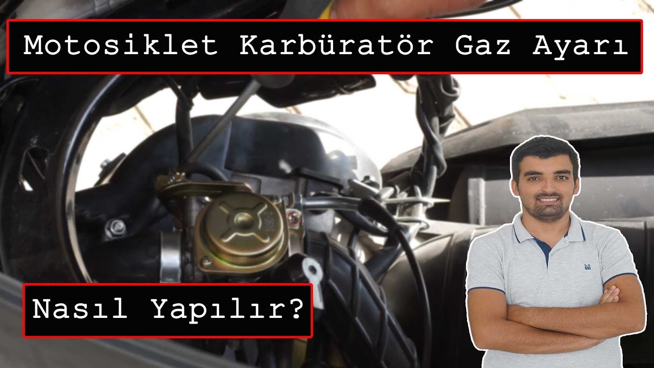 Scooter Motosiklet Karbüratör Gaz Ayarı Nasıl Yapılır?