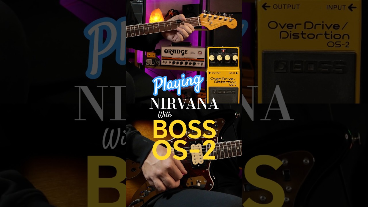 Playing #nirvana with #bossos2 #distortion #nirvanatone #guitartone #grunge #kurtcobain