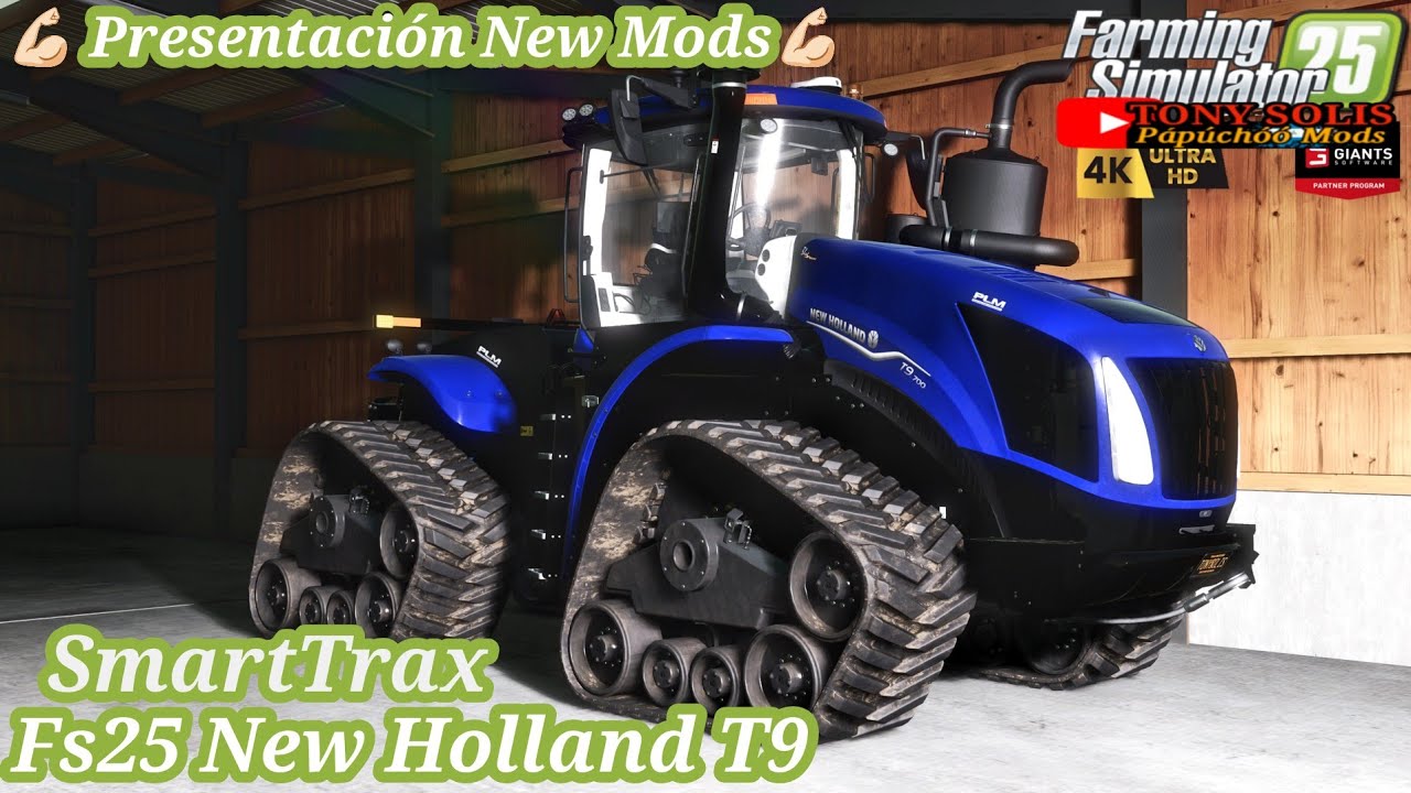 Gráficos Por IA (R.AG.E)  / Presentacion New Holland T9 SmartTrax / Farming Simulator 25
