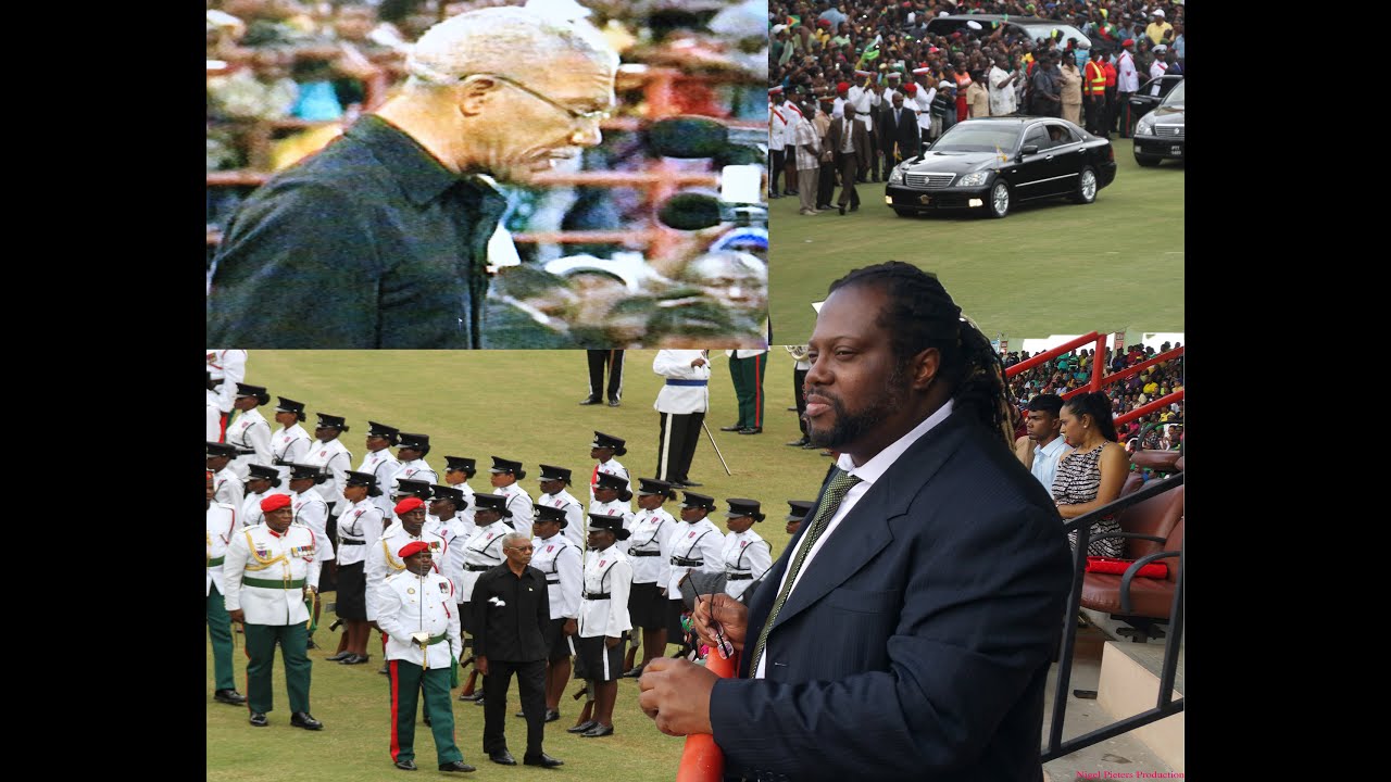 Guyana - President David Granger Inauguration Ceremony - Military March Past