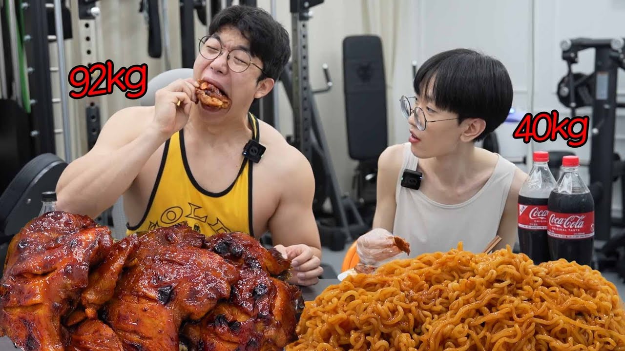 살기위해 먹는자 VS 먹기위해 사는자ㅋㅋㅋ 극과극 먹방
