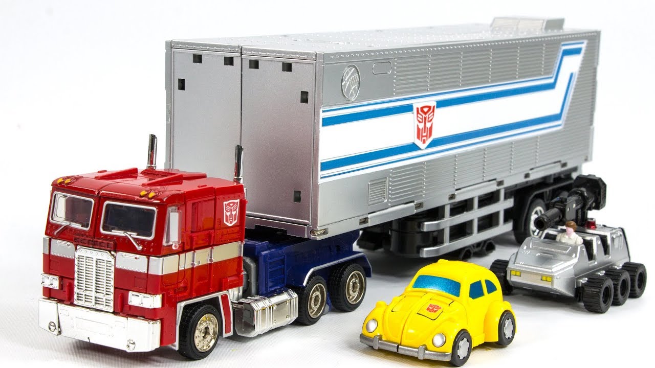 Transformers G1 MP-10V Downsized Optimus Prime Tactical Container Bumblebee Vehicle Car Robot Toys