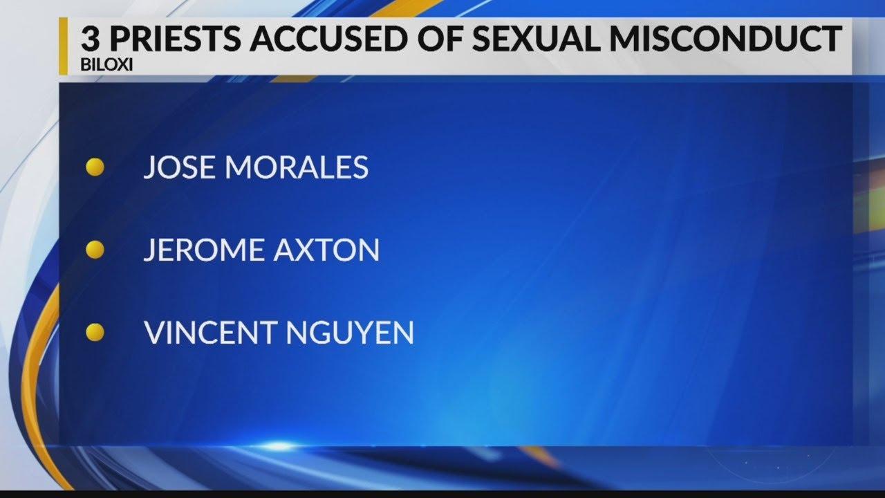 Biloxi Diocese lists 3 priests accused of sexual misconduct