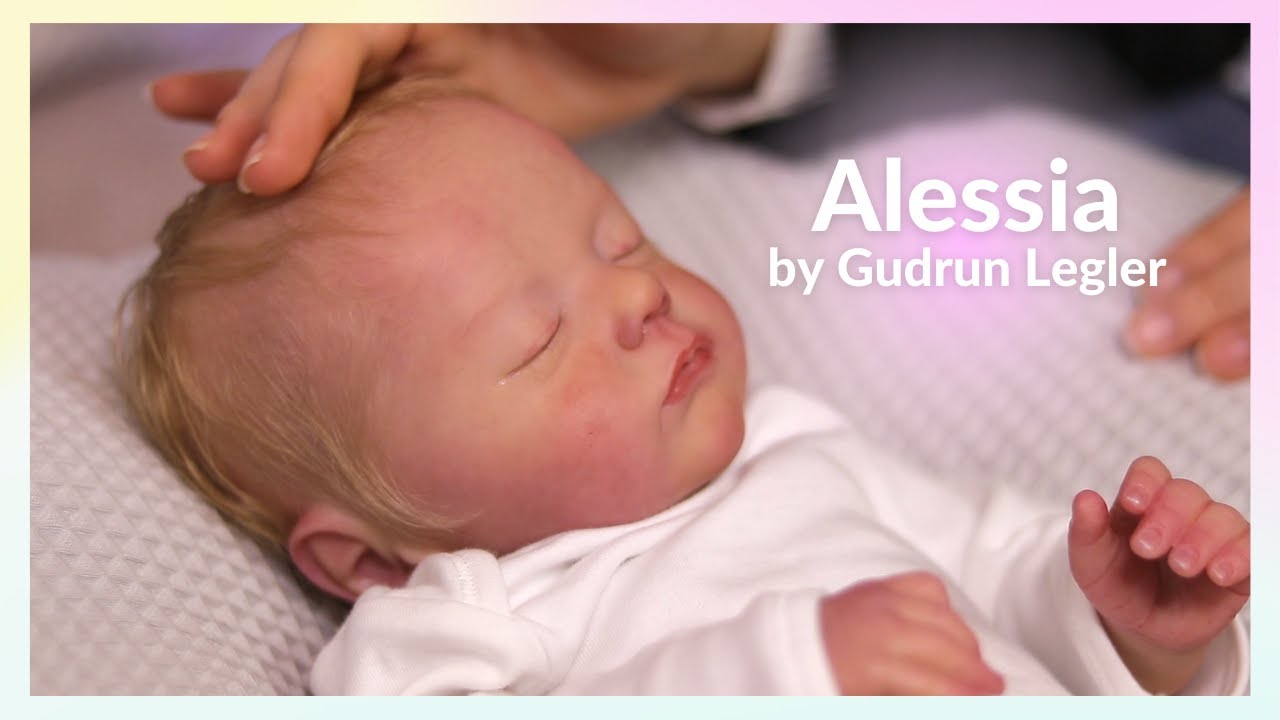 ¿Es real? Bebé Reborn hiperrealista / Sculpture kit Alessia by Gudrun Legler