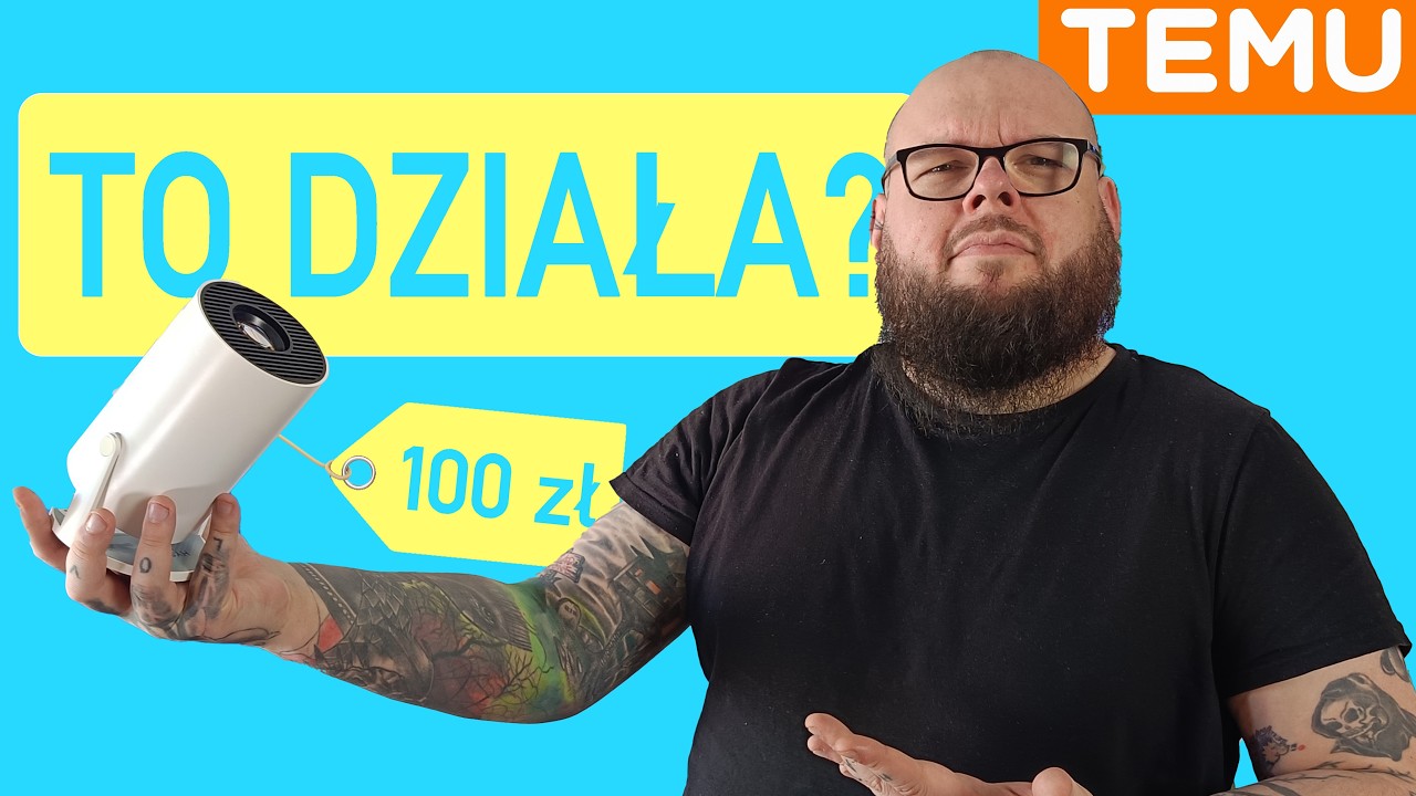 Tani projektor z Temu za 100 zł – czy warto go kupić?