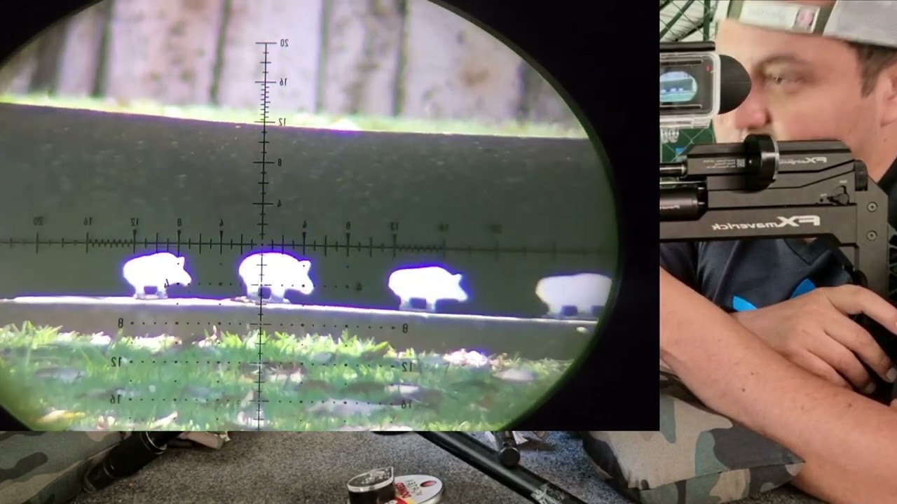 FX Maverick ,prueba de pellets HYN 18.13 grains 5.5 cal.