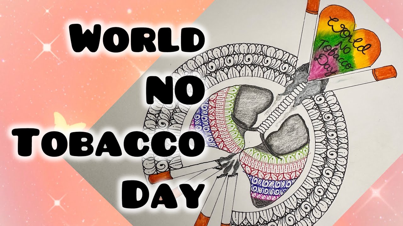 World NO Tobacco 🚭 Day | Mandala art with a social message | New themed Mandala art