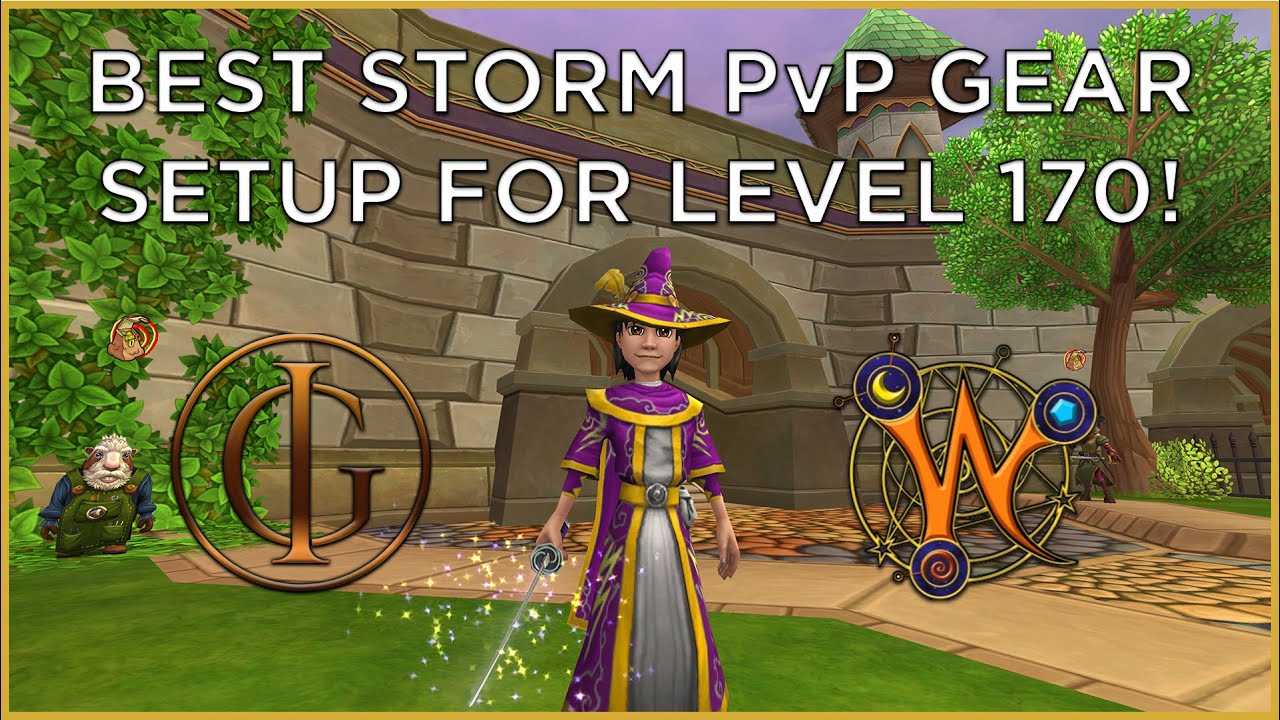 Wizard101: The BEST Max Level 170 Storm PvP Gear Setup!