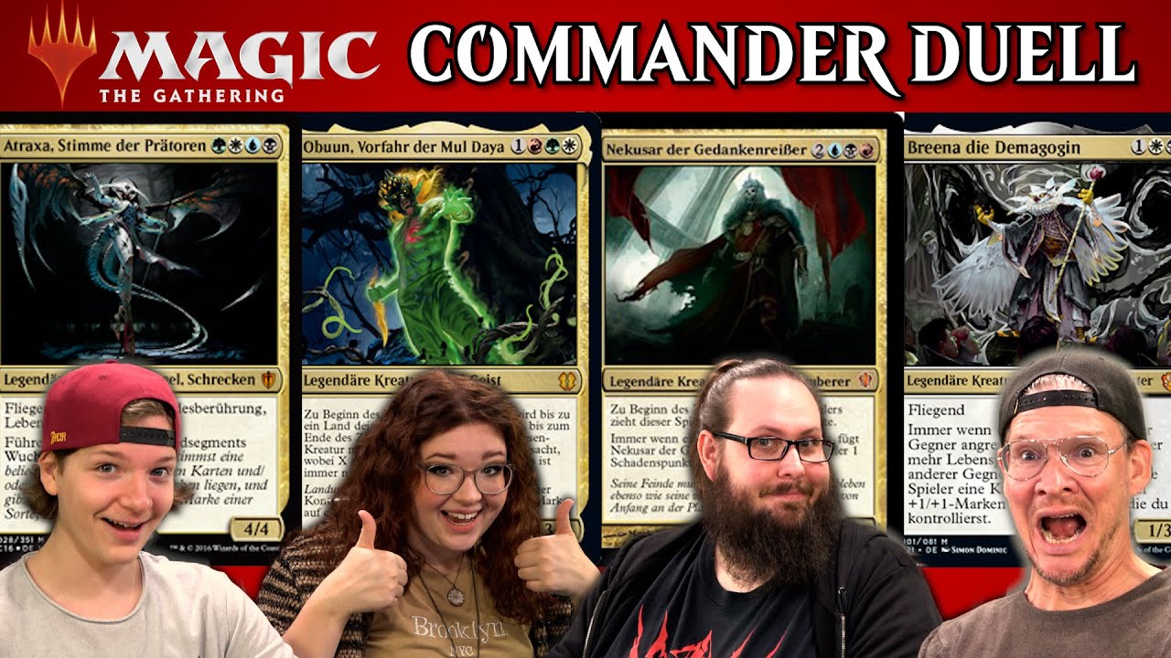MTG Commander Multiplayer Match 47 | Magic the Gathering deutsch | Trader | 2021 Tutorial Duell Neu