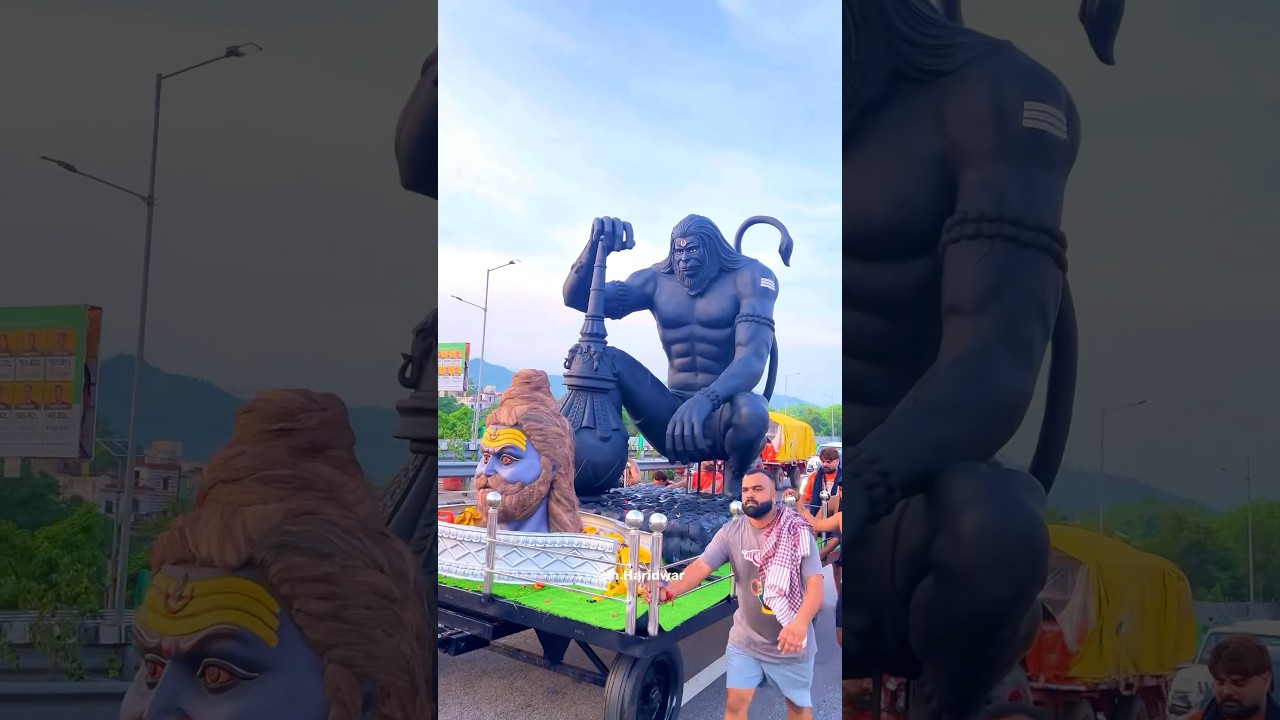 हरिद्वार कावड़ यात्रा 2024 #inharidwar #haridwar #kawad #kawadyatra #mahadev #viral #shorts