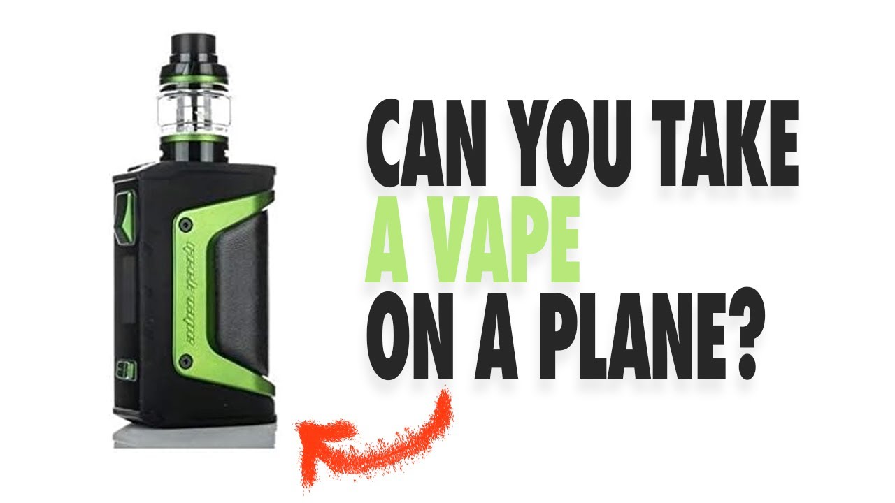 Can you take a vape on a plane? 2026