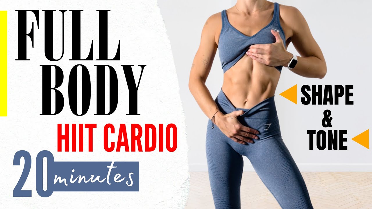 FULL BODY HIIT CARDIO WORKOUT // 20 Minutes (no equipment)
