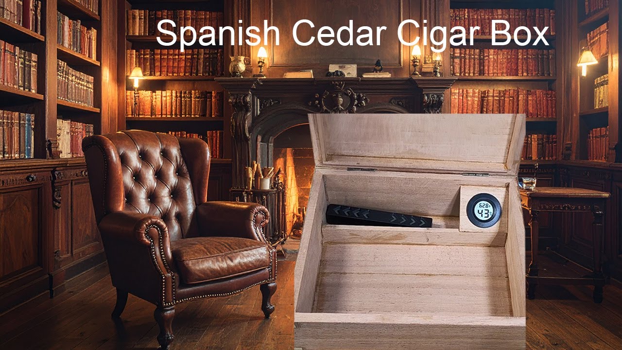 Make your own Spanish Cedar cigar humidor box! ASMR