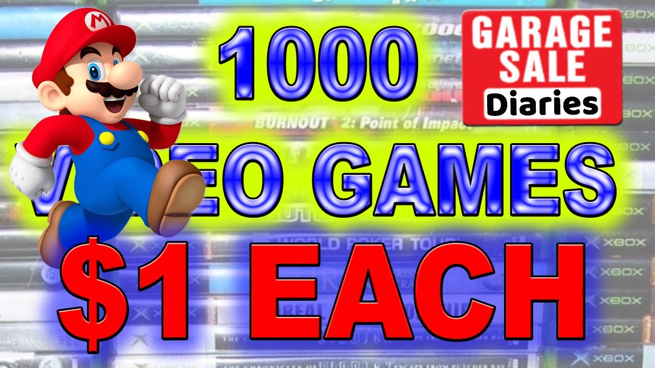 1000 VIDEO GAMES, PRICED $1 EACH. WE VISITED RETRO CITY GAMES IN LAS VEGAS