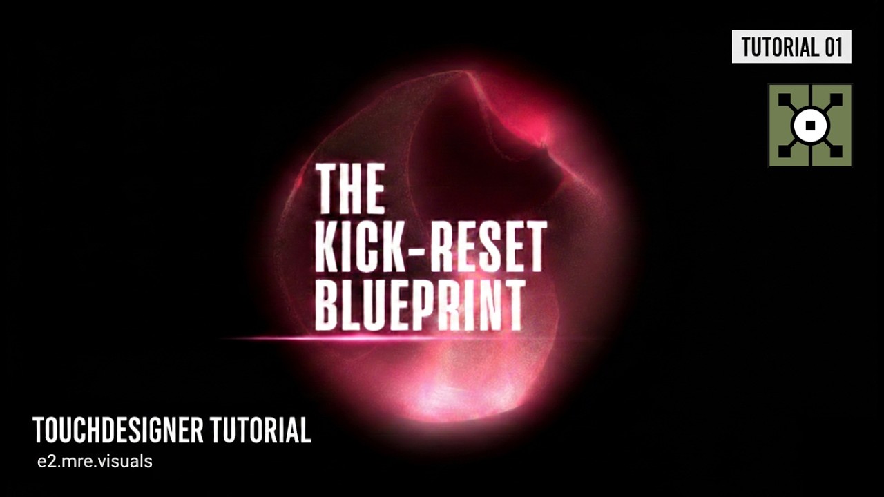 TouchDesigner Tutorial_01 | Kick-Reset Audio-Reactive Geometry (Subtitled Instructions)