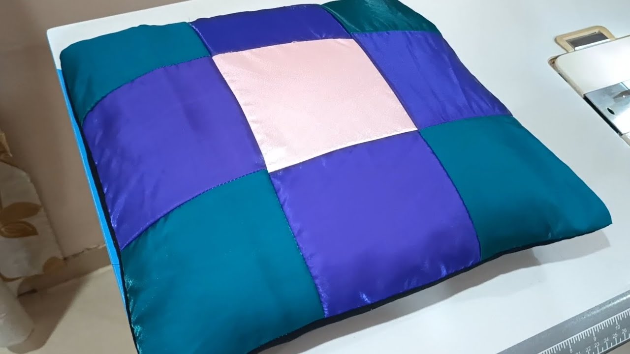 Cushion Cover Making | Cushion Cover Stitching | कुशन कवर कैसे बनाएं | कुशन कवर बनाने का आसान तरीका 