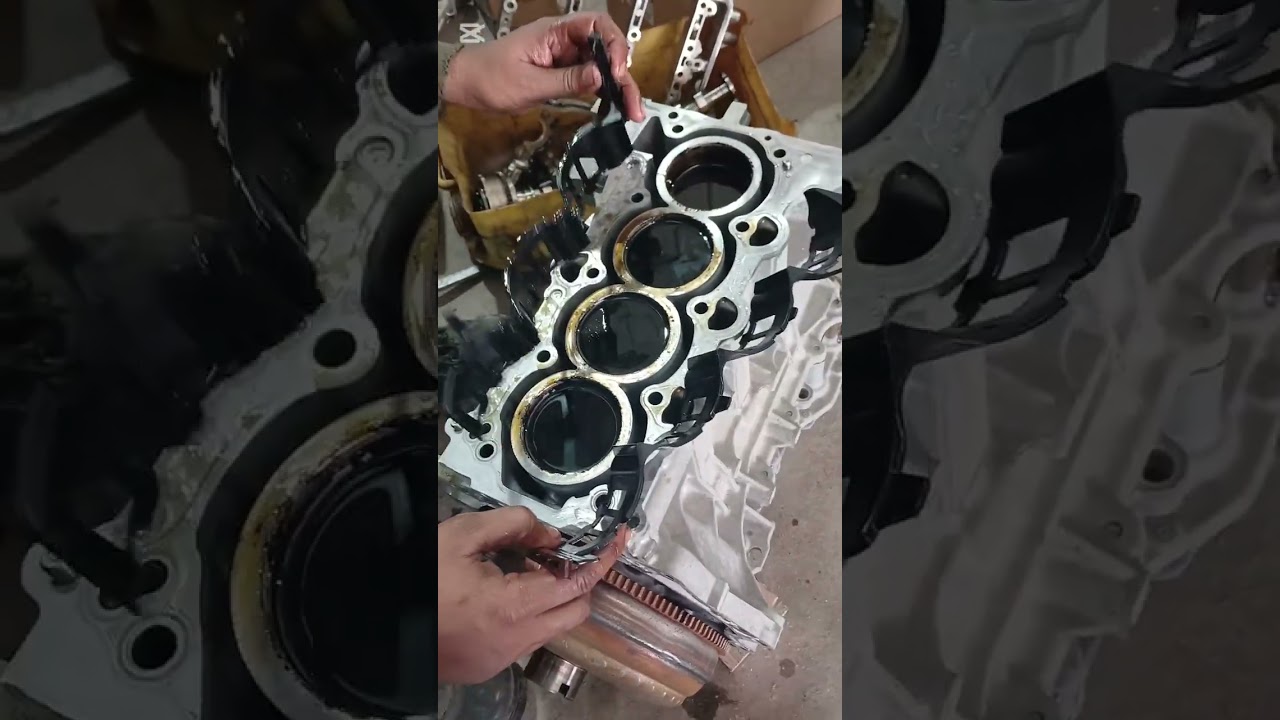 Hyundai accent water get inside in the combustion chamber.overhaul  engine ,connecting rod bending 
