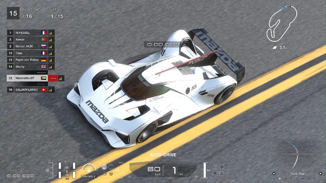 Gran Turismo 7 - Daily Race C - Daytona Road Course - Mazda LM55 VGT (Gr.1)