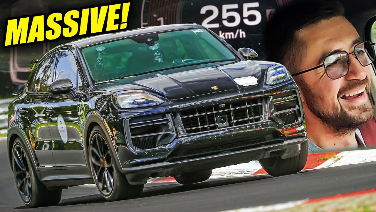 EXCLUSIVE Hyper SUV: 2024 Porsche Cayenne Turbo GT visits the Nürburgring!