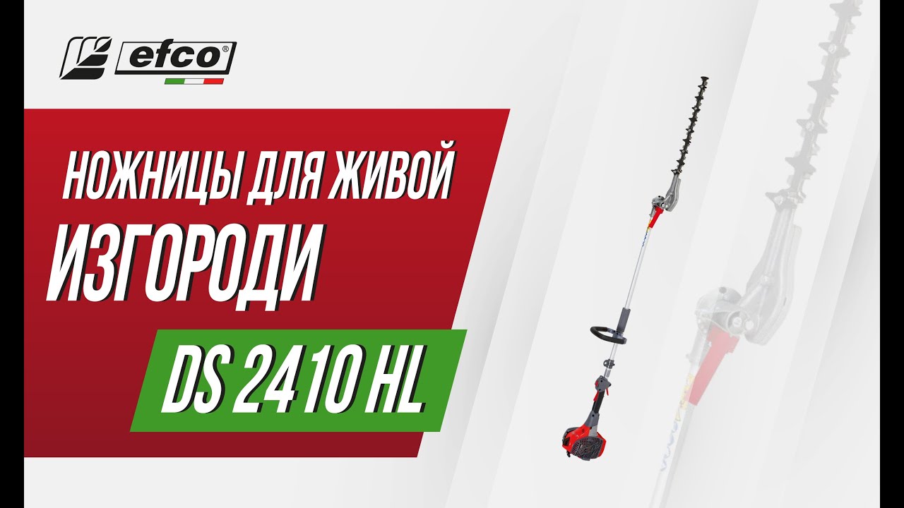 EFCO DS 2410 HL - обзор, характеристики, применение