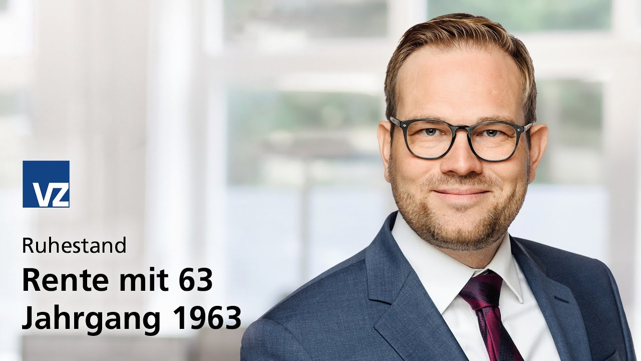 Rente mit 63 Jahrgang 1963