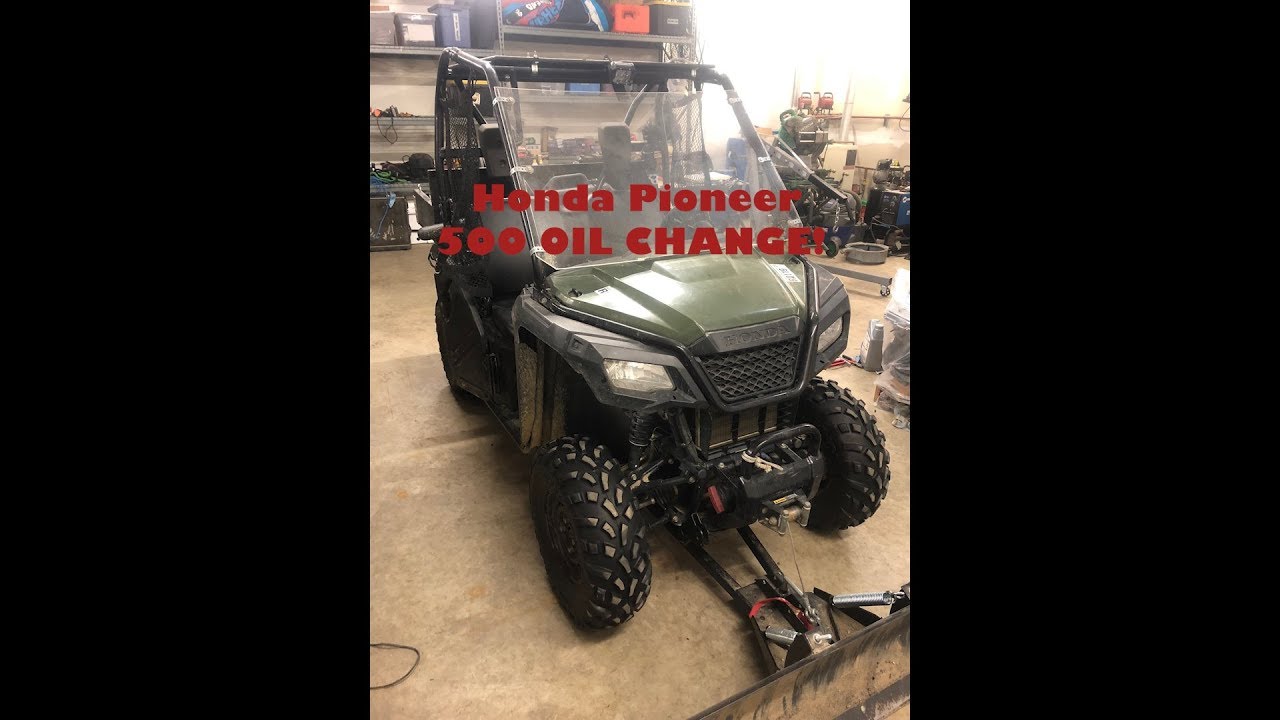 How to Change Oil- Honda Pioneer 500