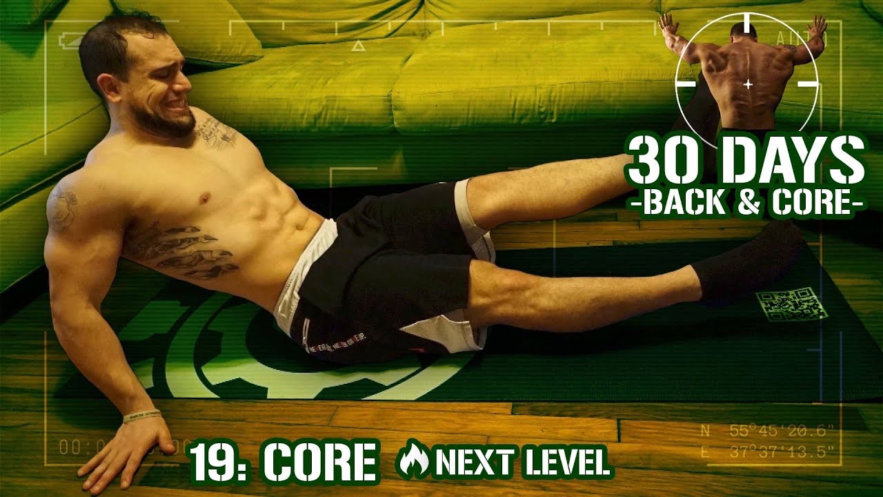 Home Workout for Core Strength | 30 Days of Dumbbell Back Workouts At Home + Core Strength - Day 19